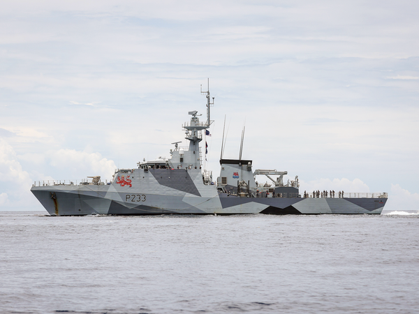 HMS Tamar P233 River Class Patrol Vessel July 2022