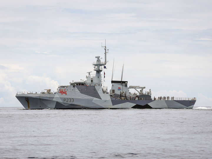 HMS Tamar P233 River Class Patrol Vessel July 2022 Photo Print - Posters, Prints, & Visual Artwork - by Hampshire Prints (image 1 of 9)