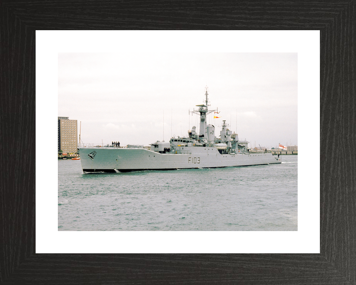 HMS Lowestoft F103 Rothesay Class Frigate June 1984 Photo Print - Posters, Prints, & Visual Artwork - by Hampshire Prints (image 2 of 9)