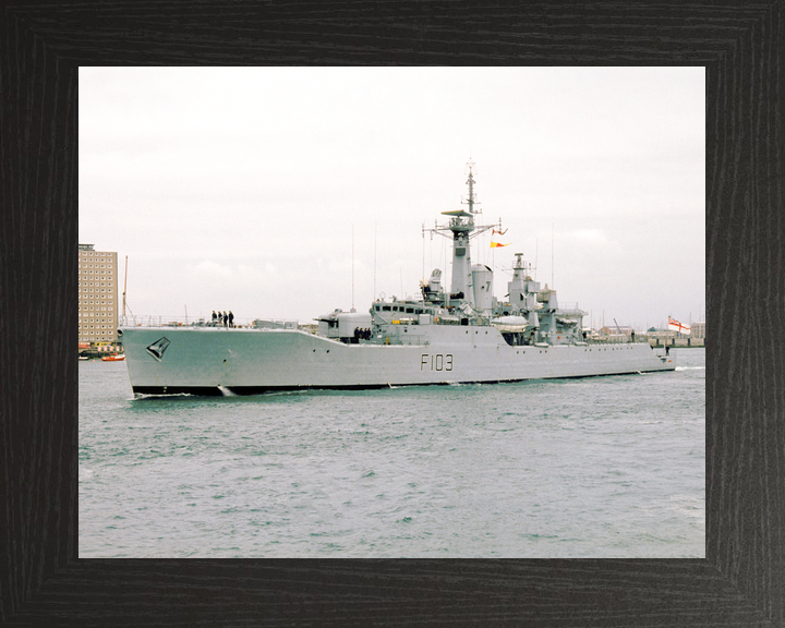 HMS Lowestoft F103 Rothesay Class Frigate June 1984 Photo Print - Posters, Prints, & Visual Artwork - by Hampshire Prints (image 3 of 9)