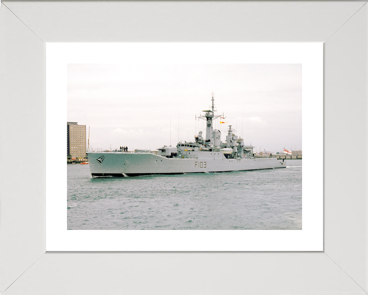 HMS Lowestoft F103 Rothesay Class Frigate June 1984 Photo Print - Posters, Prints, & Visual Artwork - by Hampshire Prints (image 4 of 9)
