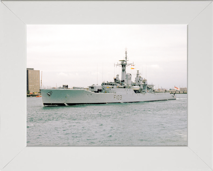 HMS Lowestoft F103 Rothesay Class Frigate June 1984 Photo Print - Posters, Prints, & Visual Artwork - by Hampshire Prints (image 5 of 9)