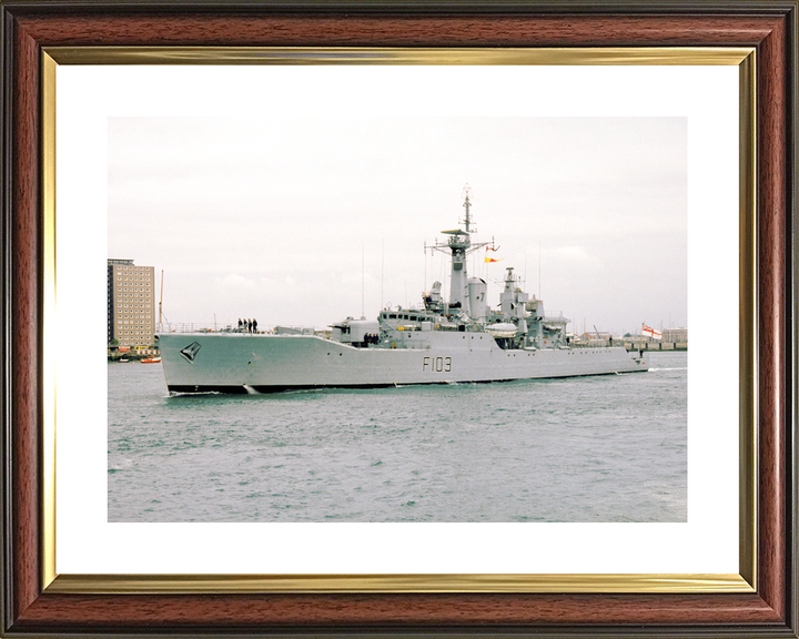 HMS Lowestoft F103 Rothesay Class Frigate June 1984 Photo Print - Posters, Prints, & Visual Artwork - by Hampshire Prints (image 8 of 9)