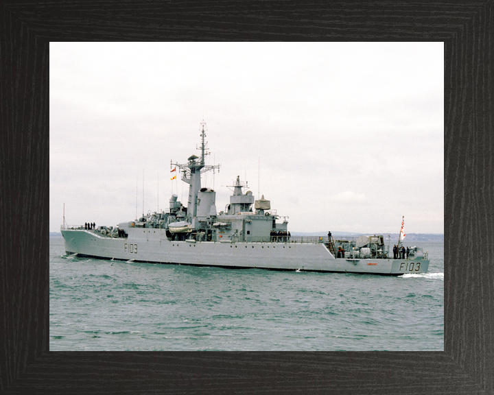 HMS Lowestoft F103 Rothesay Class Frigate 1984 Photo Print - Posters, Prints, & Visual Artwork - by Hampshire Prints (image 3 of 9)