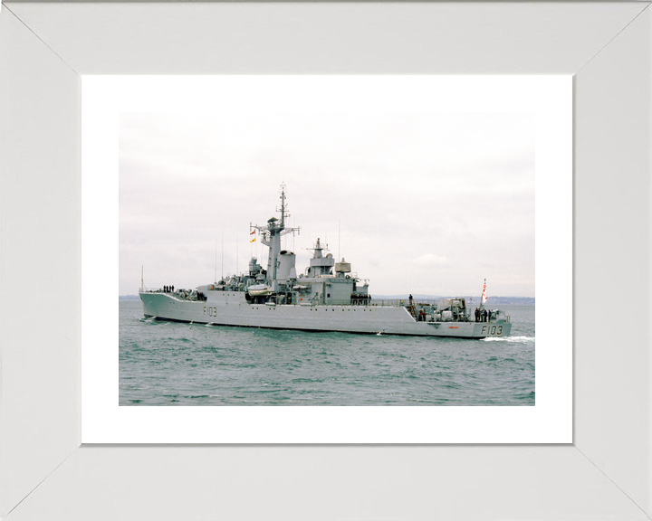 HMS Lowestoft F103 Rothesay Class Frigate 1984 Photo Print - Posters, Prints, & Visual Artwork - by Hampshire Prints (image 4 of 9)