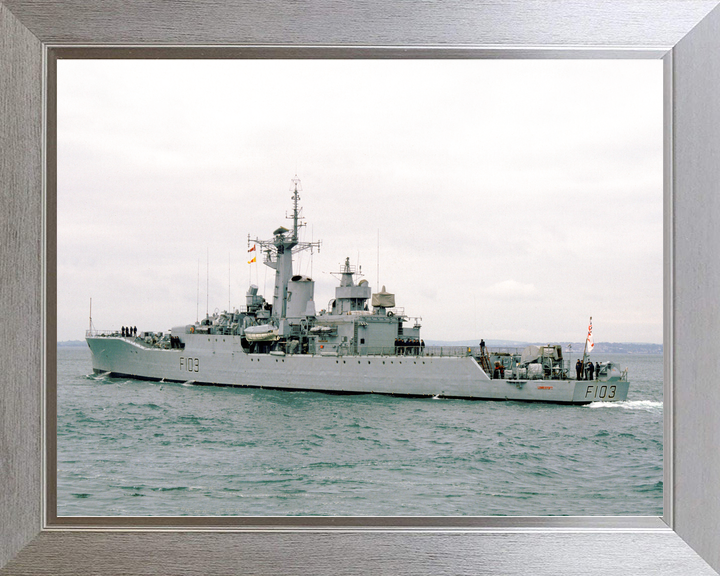 HMS Lowestoft F103 Rothesay Class Frigate 1984 Photo Print - Posters, Prints, & Visual Artwork - by Hampshire Prints (image 7 of 9)