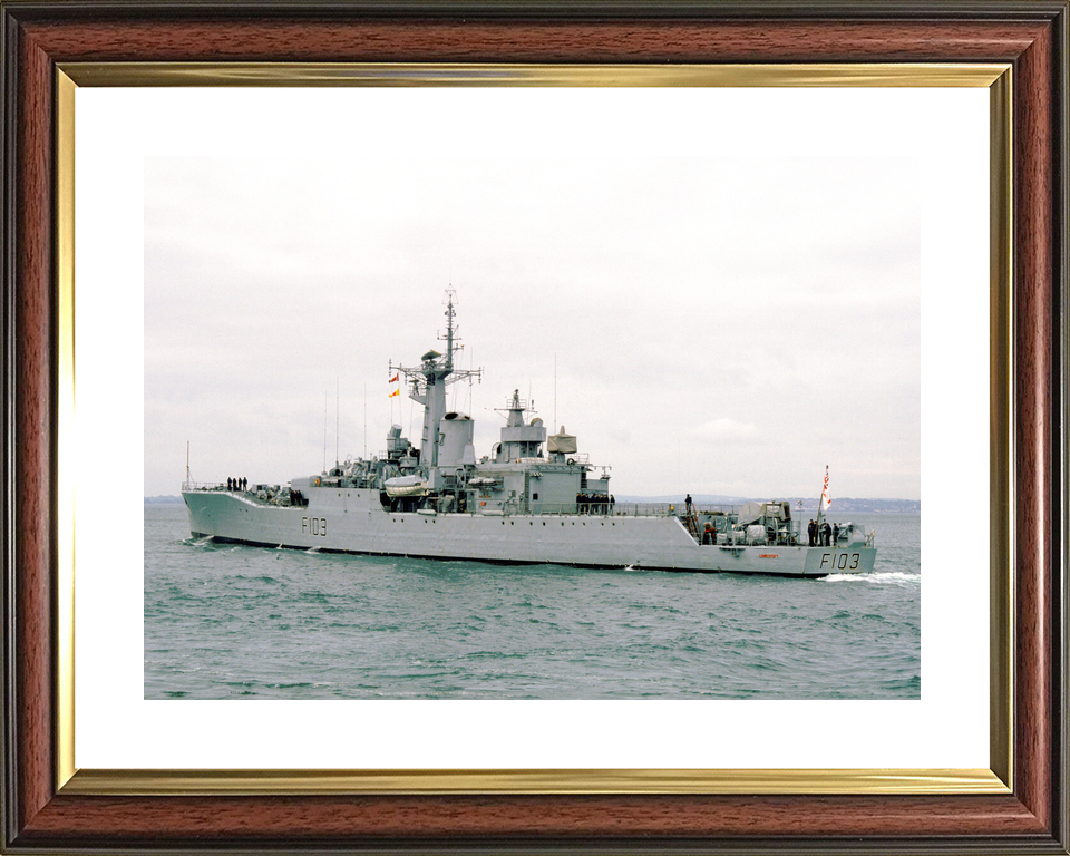 HMS Lowestoft F103 Rothesay Class Frigate 1984 Photo Print - Posters, Prints, & Visual Artwork - by Hampshire Prints (image 8 of 9)