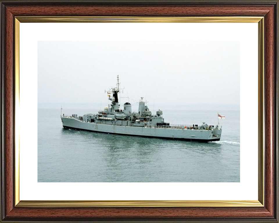 HMS Naiad F39 Leander Class Frigate October 1984 Photo Print - Posters, Prints, & Visual Artwork - by Hampshire Prints (image 8 of 9)