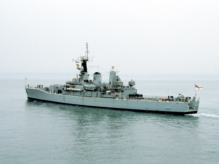 HMS Naiad F39 Leander Class Frigate October 1984 Photo Print - Posters, Prints, & Visual Artwork - by Hampshire Prints (image 1 of 9)