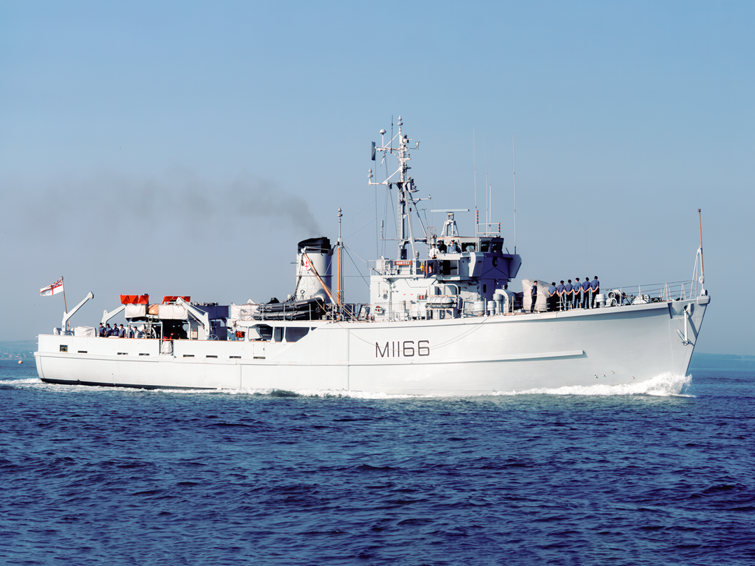 HMS Nurton M1166 Ton Class Minesweeper May 1990 Photo Print - Posters, Prints, & Visual Artwork - by Hampshire Prints (image 1 of 9)