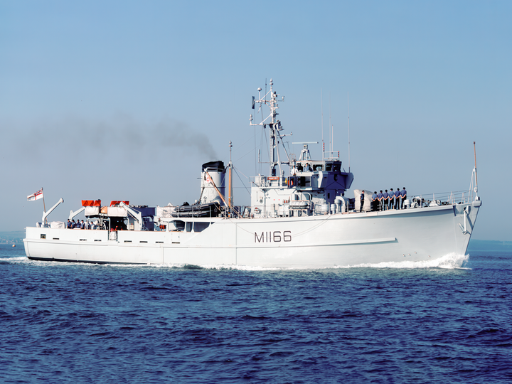 HMS Nurton M1166 Ton Class Minesweeper May 1990 Photo Print - Posters, Prints, & Visual Artwork - by Hampshire Prints (image 1 of 9)