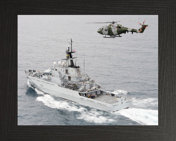 HMS Tyne P281 River Class Patrol Vessel June 2013 At Sea Port Side View Photo Print - Posters, Prints, & Visual Artwork - by Hampshire Prints (image 3 of 9)
