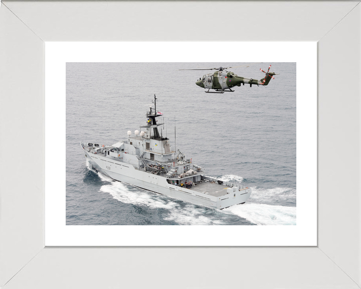 HMS Tyne P281 River Class Patrol Vessel June 2013 At Sea Port Side View Photo Print - Posters, Prints, & Visual Artwork - by Hampshire Prints (image 4 of 9)