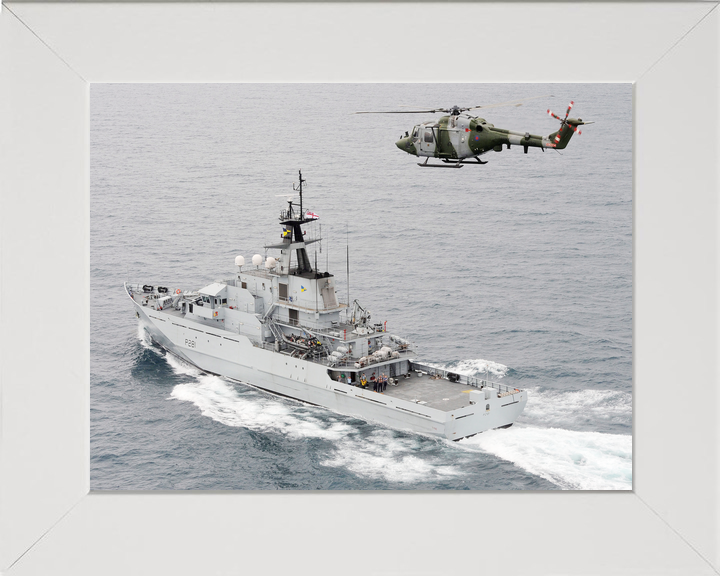 HMS Tyne P281 River Class Patrol Vessel June 2013 At Sea Port Side View Photo Print - Posters, Prints, & Visual Artwork - by Hampshire Prints (image 5 of 9)