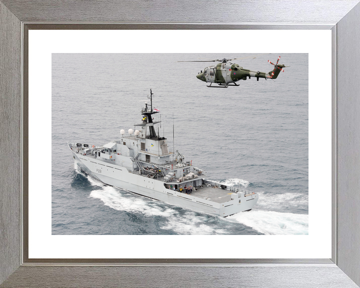 HMS Tyne P281 River Class Patrol Vessel June 2013 At Sea Port Side View Photo Print - Posters, Prints, & Visual Artwork - by Hampshire Prints (image 6 of 9)