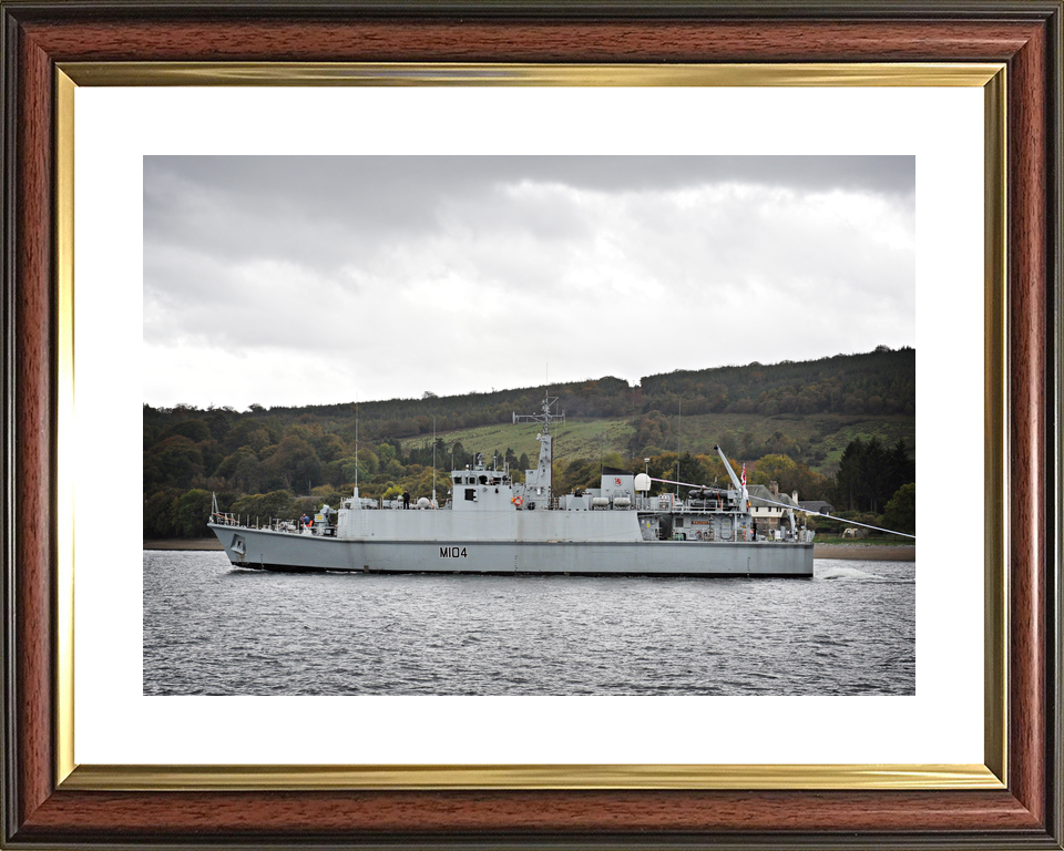 HMS Walney M104 Sandown Class Minehunter October 2010 Photo Print - Posters, Prints, & Visual Artwork - by Hampshire Prints (image 8 of 9)