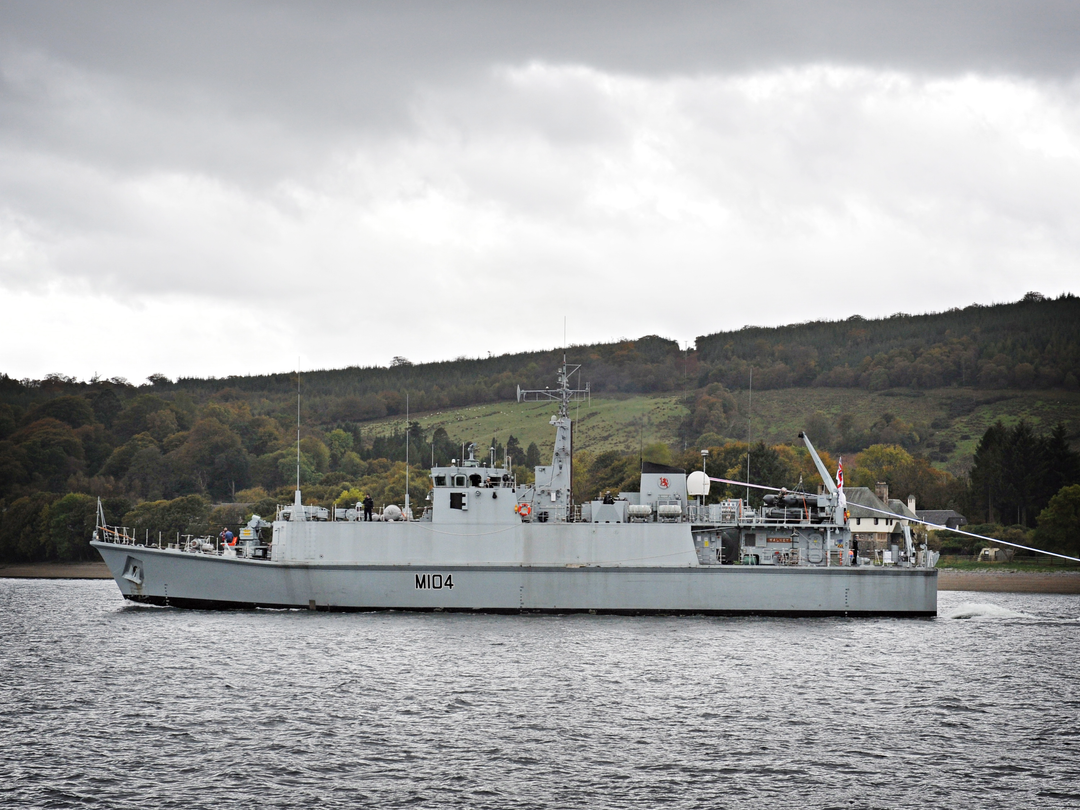 HMS Walney M104 Sandown Class Minehunter October 2010 Photo Print - Posters, Prints, & Visual Artwork - by Hampshire Prints (image 1 of 9)