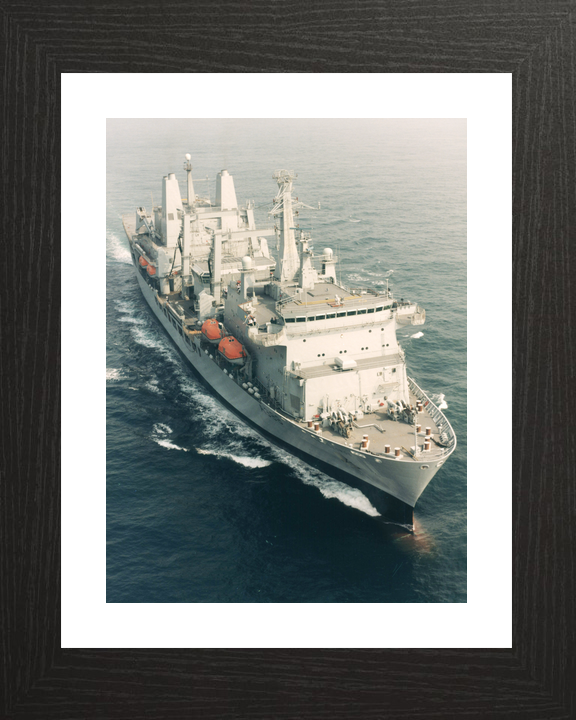 RFA Fort George A388 Fort Class Tanker From Above