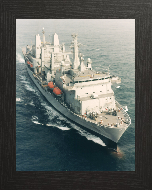 RFA Fort George A388 Fort Class Tanker From Above