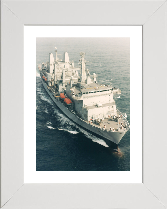 RFA Fort George A388 Fort Class Tanker From Above