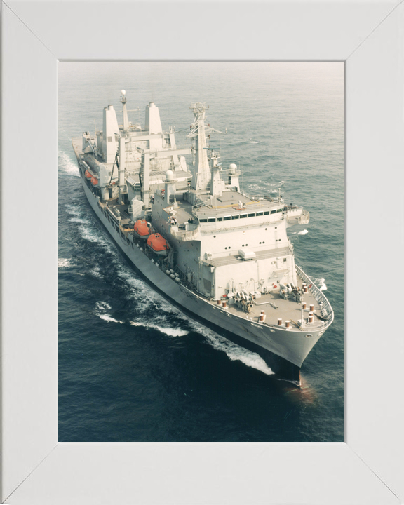RFA Fort George A388 Fort Class Tanker From Above