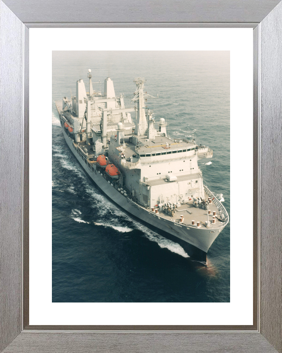 RFA Fort George A388 Fort Class Tanker From Above