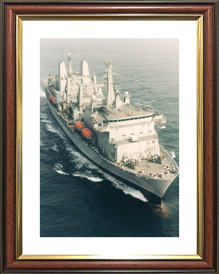 RFA Fort George A388 Fort Class Tanker From Above