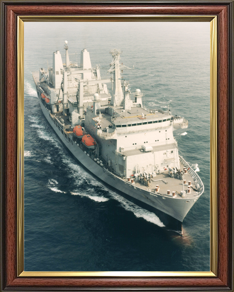RFA Fort George A388 Fort Class Tanker From Above