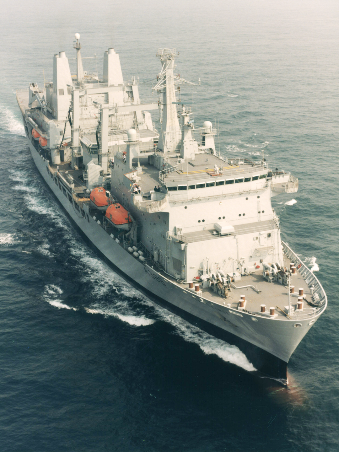 RFA Fort George A388 Fort Class Tanker From Above Photo Print - Posters, Prints, & Visual Artwork - by Hampshire Prints (image 1 of 9)