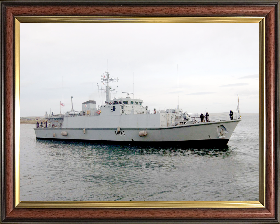 HMS Walney M104 Sandown Class Minehunter October 2003 Photo Print - Posters, Prints, & Visual Artwork - by Hampshire Prints (image 9 of 9)