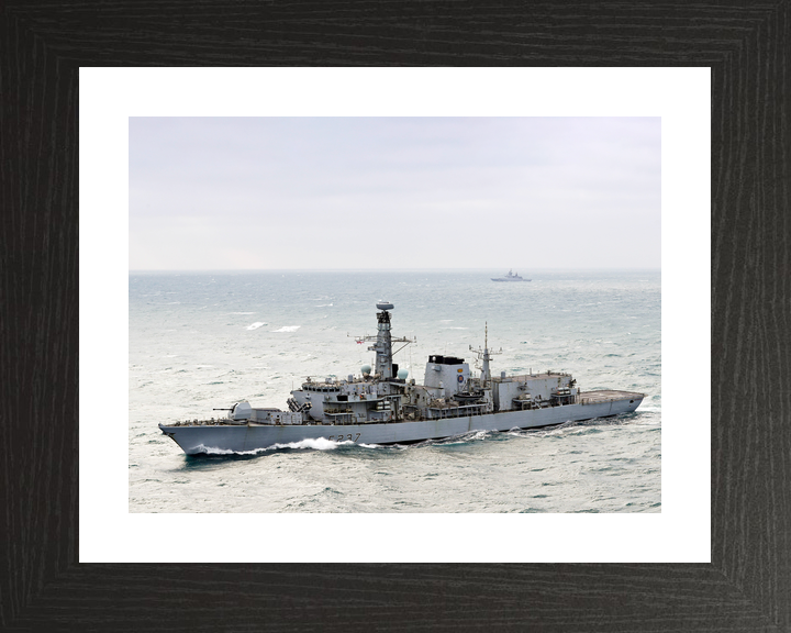 HMS Westminster F237 Type 23 Frigate January 2018 High Port Side View