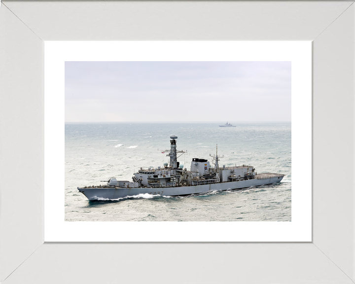 HMS Westminster F237 Type 23 Frigate January 2018 High Port Side View