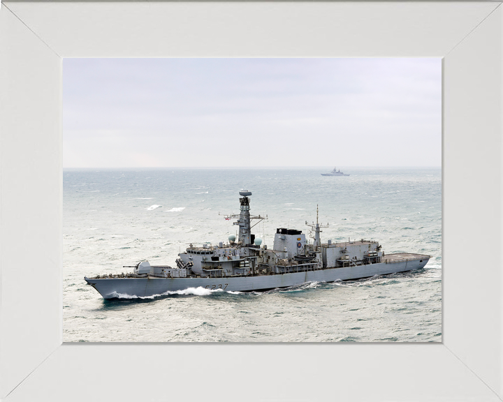HMS Westminster F237 Type 23 Frigate January 2018 High Port Side View