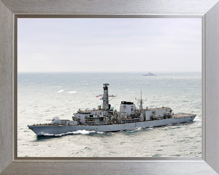 HMS Westminster F237 Type 23 Frigate January 2018 High Port Side View
