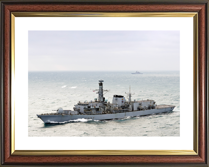 HMS Westminster F237 Type 23 Frigate January 2018 High Port Side View