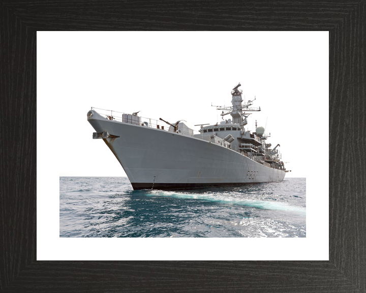 HMS Westminster F237 Type 23 Frigate April 2012 Low Port Bow View At Sea