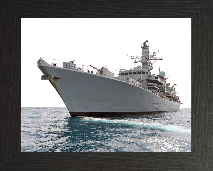 HMS Westminster F237 Type 23 Frigate April 2012 Low Port Bow View At Sea