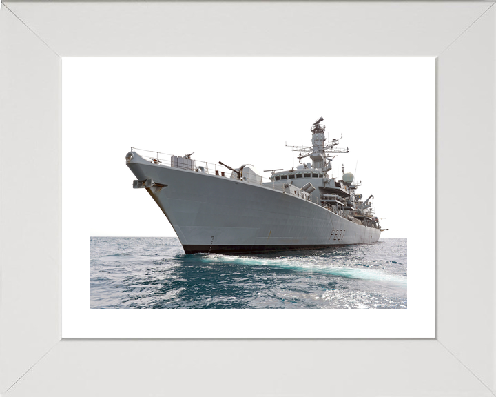 HMS Westminster F237 Type 23 Frigate April 2012 Low Port Bow View At Sea