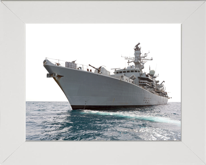 HMS Westminster F237 Type 23 Frigate April 2012 Low Port Bow View At Sea