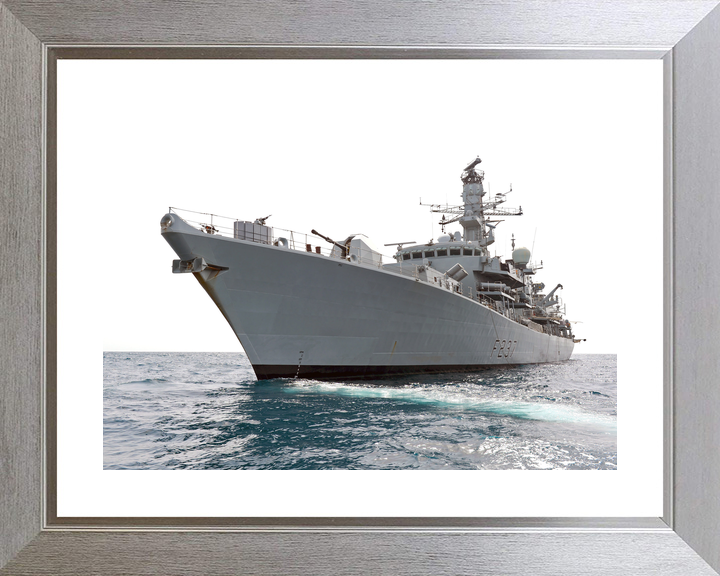 HMS Westminster F237 Type 23 Frigate April 2012 Low Port Bow View At Sea
