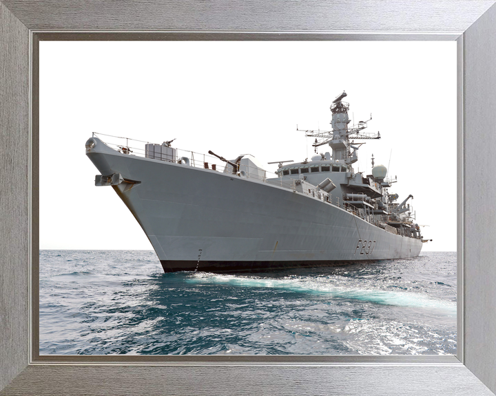HMS Westminster F237 Type 23 Frigate April 2012 Low Port Bow View At Sea