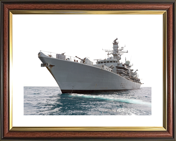 HMS Westminster F237 Type 23 Frigate April 2012 Low Port Bow View At Sea