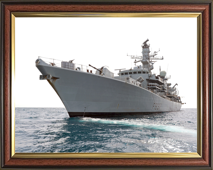 HMS Westminster F237 Type 23 Frigate April 2012 Low Port Bow View At Sea