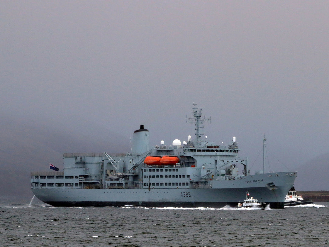 RFA Fort Rosalie A385 | Photo Print | Framed Print | Fort Rosalie Class | Royal Fleet Auxiliary Hampshire Prints