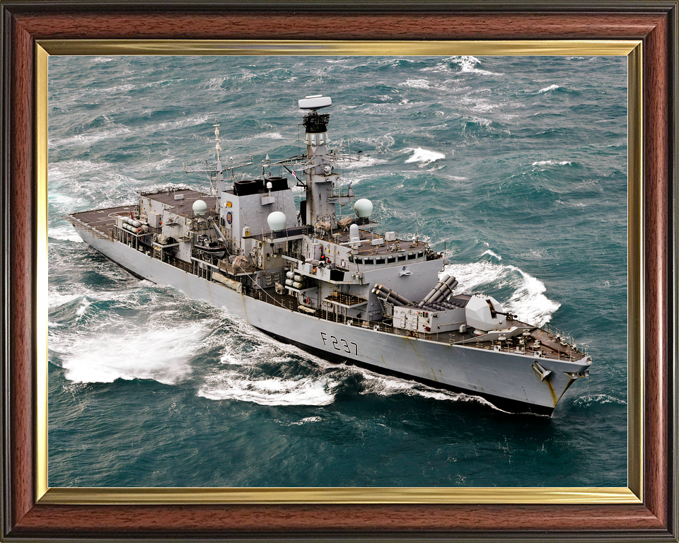 HMS Westminster F237 Type 23 Frigate January 2018 High Starboard Bow View Photo Print - Posters, Prints, & Visual Artwork - by Hampshire Prints (image 9 of 9)