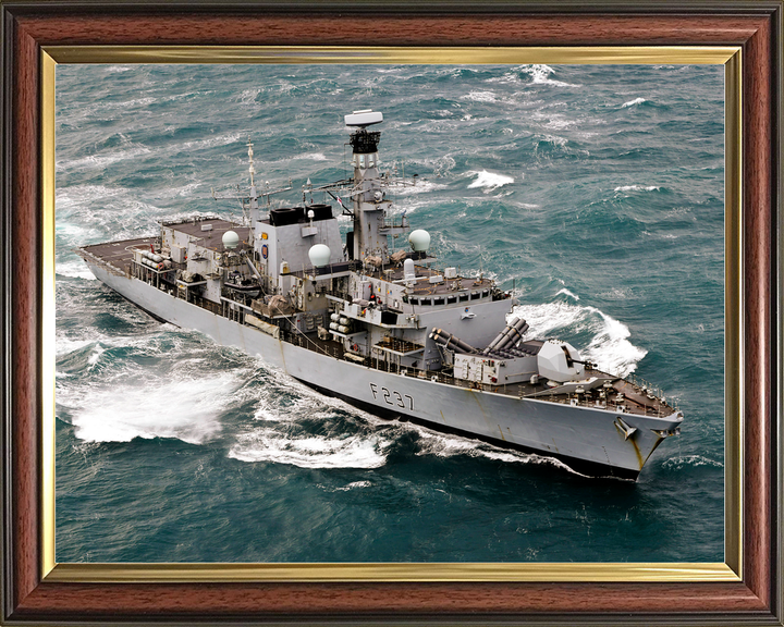 HMS Westminster F237 Type 23 Frigate January 2018 High Starboard Bow View Photo Print - Posters, Prints, & Visual Artwork - by Hampshire Prints (image 9 of 9)
