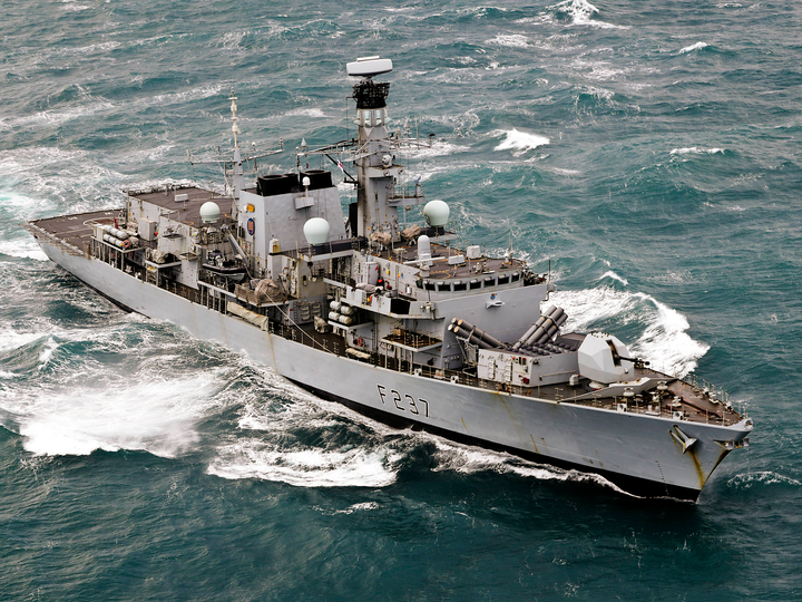 HMS Westminster F237 Type 23 Frigate January 2018 High Starboard Bow View Photo Print - Posters, Prints, & Visual Artwork - by Hampshire Prints (image 1 of 9)