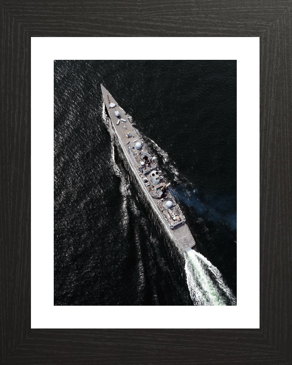 HMS York D98 Type 42 Destroyer July 2012 From Above