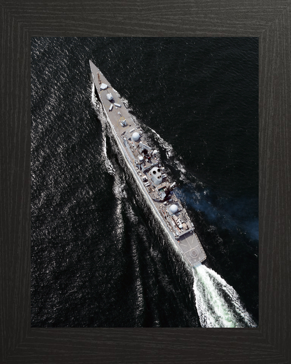 HMS York D98 Type 42 Destroyer July 2012 From Above