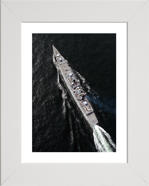HMS York D98 Type 42 Destroyer July 2012 From Above